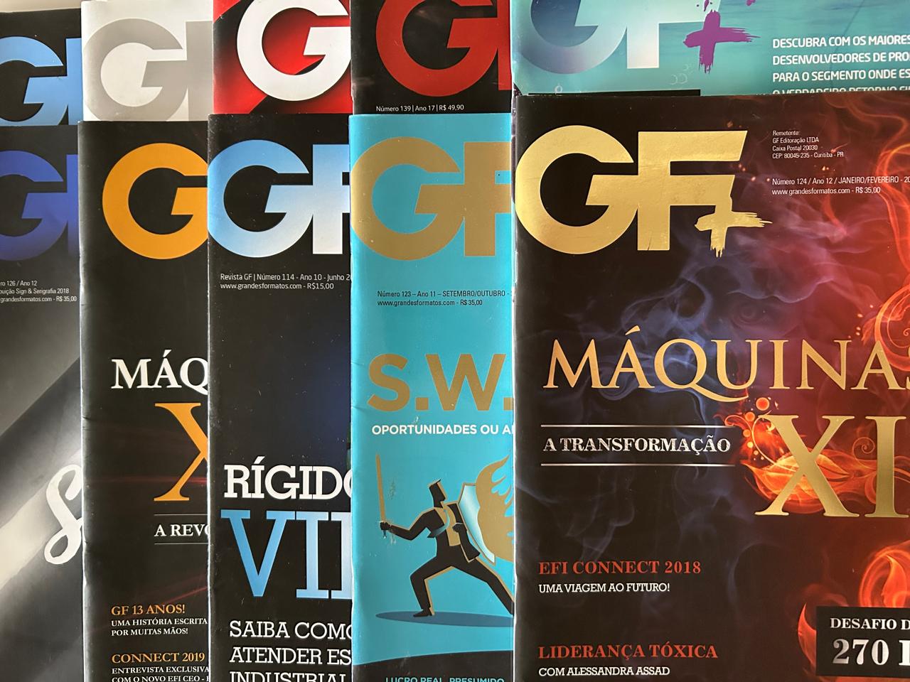 Capas da revista Grandes Formatos